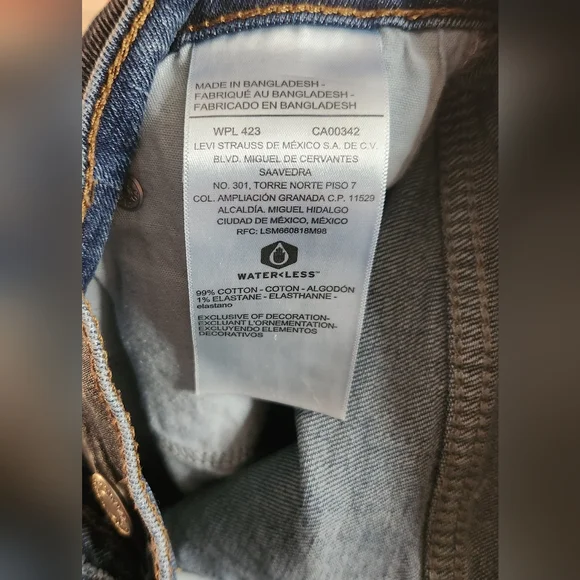 Levi's 647 Women's Jeans Signature Regular Taper - Picture 12 of 12